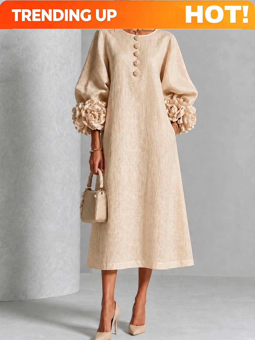 Customization Elegant Women Li - Midi Dress ulasan dan harga