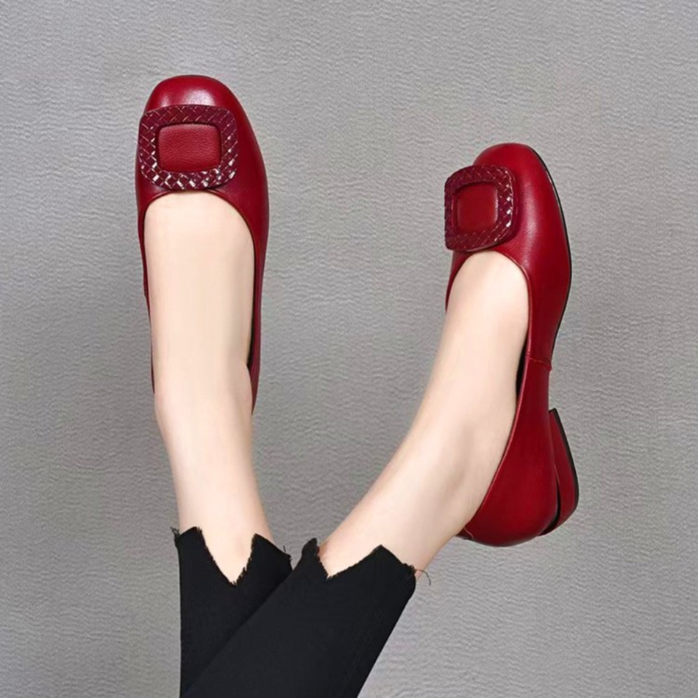 Soft Leather Cow Tendon Soft S - Womens Heels ulasan dan harga