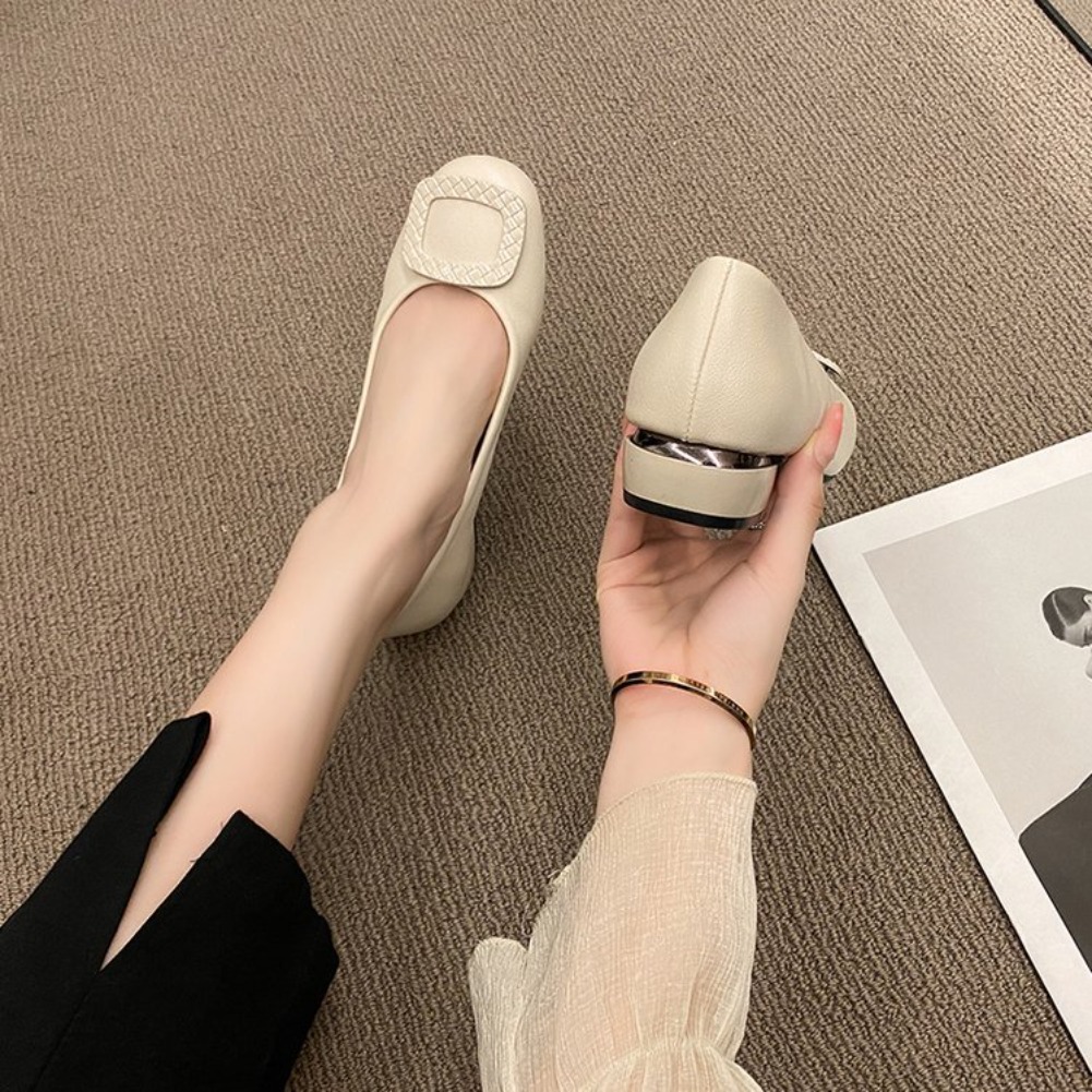 Soft Leather Cow Tendon Soft S - Womens Heels ulasan dan harga