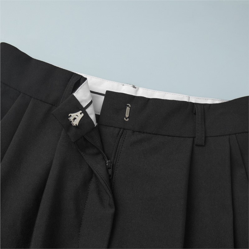 Women Suit Pants Wide Leg Trou - Tailored Trouser Wide ulasan dan harga